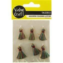 AussieSuperStore Haberdashery Supplies 20mm Mini Tassels (in 4 colours) 20mm Mini Tassels (in 4 colours) | Trims for Sewing | Sewing Supplies