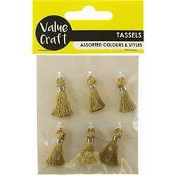 AussieSuperStore Haberdashery Supplies 20mm Mini Tassels (in 4 colours) 20mm Mini Tassels (in 4 colours) | Trims for Sewing | Sewing Supplies