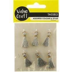 AussieSuperStore Haberdashery Supplies 20mm Mini Tassels (in 4 colours) 20mm Mini Tassels (in 4 colours) | Trims for Sewing | Sewing Supplies