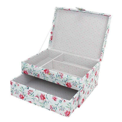 AussieSuperStore Haberdashery Supplies 21X32X15cm DMC Rectangle Sewing Box (in 3 sizes) DMC Rectangle Sewing Box | Fabric Storage & Organiser | Craft Storage Part Number U1933 U1933