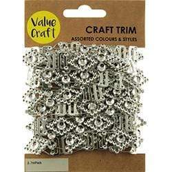 AussieSuperStore Haberdashery Supplies Acrylic Trim Diamond with Buckle Acrylic Trim Diamond with Buckle | Trims for Sewing 9331468052043 VJY604