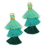 AussieSuperStore Haberdashery Supplies Aqua/Turquoise/Green Triple Layer Tassels (in 4 colors) Triple Layer Tassels (in 4 colors) | Trims for Sewing | Sewing Supplies 9331468055631 VJY694