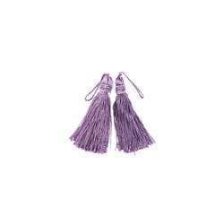 AussieSuperStore Haberdashery Supplies Aubergine Rayon 11 cm Tassels (in 8 colors) Rayon 11 cm Tassels (in 8 colors) | Trims for sewing 9323823109264 TAS011