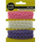 AussieSuperStore Haberdashery Supplies Baby Pink/White/ Lavender Ric Rac Trims (in 3 set colours) Ric Rac Trims (in 3 set colours) | Trims for Sewing 9331468051411 VJY115
