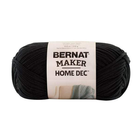 AussieSuperStore Haberdashery Supplies Black Bernat Maker Home Dec Yarn (in 12 colors) Bernat Maker Home Dec Yarn (in 12 colors) | Knitting Wool | Yarn | Crotchet Yarn Part Number 020989-11012 020989