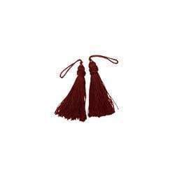AussieSuperStore Haberdashery Supplies Burgundy Rayon 11 cm Tassels (in 8 colors) Rayon 11 cm Tassels (in 8 colors) | Trims for sewing 9323823109233 TAS015