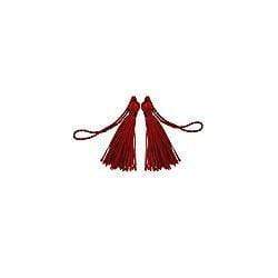 AussieSuperStore Haberdashery Supplies Burgundy Rayon 5 cm Tassels (in 12 colors) Rayon 5cm Tassels (in 12 colors) | Trims for sewing 9323823119324 TAS027