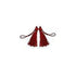 AussieSuperStore Haberdashery Supplies Burgundy Rayon 5 cm Tassels (in 12 colors) Rayon 5cm Tassels (in 12 colors) | Trims for sewing 9323823119324 TAS027