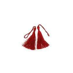 AussieSuperStore Haberdashery Supplies Burgundy Rayon 8 cm Tassels (in 9 colors) Rayon 8 cm Tassels (in 9 colors) | Trims for sewing 9323823040574 TS912BU