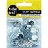 AussieSuperStore Haberdashery Supplies Buttons Crystal Buttons Crystal | Craft Buttons | Sewing Buttons 9331468050001 VJY150