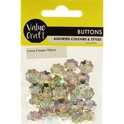 AussieSuperStore Haberdashery Supplies Buttons Flower AB Buttons Flower AB | Craft Buttons | Sewing Buttons 9331468052944 VJY606