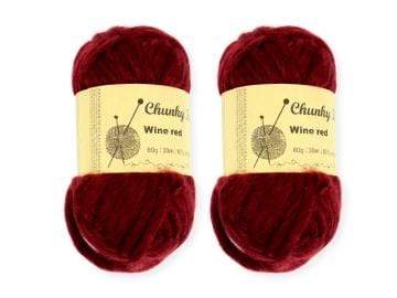 AussieSuperStore Haberdashery Supplies Chunky Knitting Yarn Red Chunky Knitting Yarn Red | Knitting Wool | Yarn 9320760228195 SEW 228195