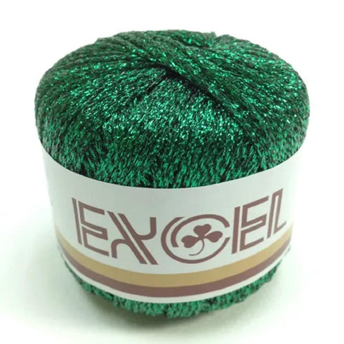 AussieSuperStore Haberdashery Supplies Dark Green Metallic Yarn (in 18 colours) Metallic Yarn (in 18 colours) | Knitting Wool | Yarn | Crotchet Yarn MY-19