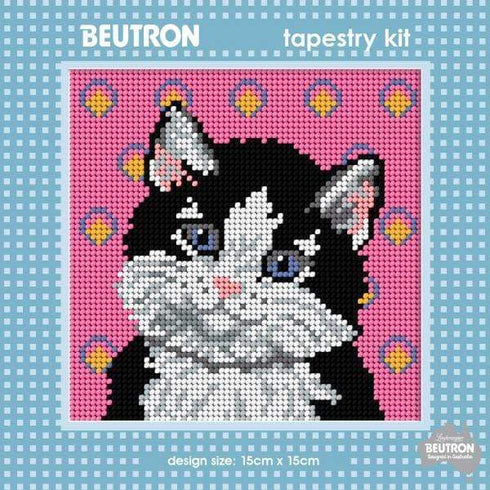 AussieSuperStore Haberdashery Supplies Design 1 Cat Cotton Tapestry Kit (2 designs) Cat Cotton Tapestry Kit (2 designs) | Tapestries,Tapestry Wall Hangings,Interior Art Work SKU585112 585112