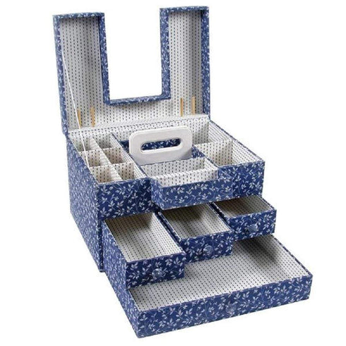 AussieSuperStore Haberdashery Supplies DMC Draw Sewing Box DMC Draw Sewing Box | Fabric Storage & Organiser | Craft Storage Part Number U1894 U1894