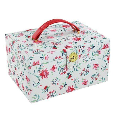 AussieSuperStore Haberdashery Supplies DMC Rectangle Sewing Box (in 3 sizes) DMC Rectangle Sewing Box | Fabric Storage & Organiser | Craft Storage