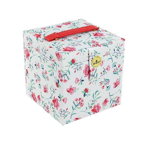 AussieSuperStore Haberdashery Supplies DMC Square Sewing Box DMC Square Sewing Box | Fabric Storage & Organiser | Craft Storage Part Number U1932 U1932