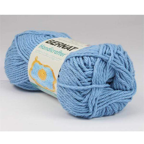 AussieSuperStore Haberdashery Supplies French Blue Bernat Handicrafter Cotton Yarn (in 17 colors) Bernat Handicrafter Cotton (in 17 colors) | Knitting Wool | Yarn | Crotchet Yarn Part Number 020974-01010 020974