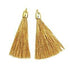 AussieSuperStore Haberdashery Supplies Gold Metallic Tassels 7cm (in 5 colors) Tassels 7cm (in 5 colors) | Trims for Sewing | Sewing Supplies | Haberdashery 9331468055006 VJY653