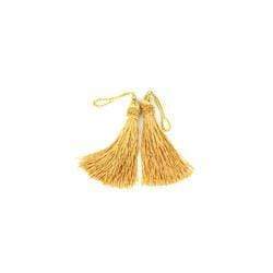AussieSuperStore Haberdashery Supplies Gold Rayon 11 cm Tassels (in 8 colors) Rayon 11 cm Tassels (in 8 colors) | Trims for sewing 9323823109196 TAS007