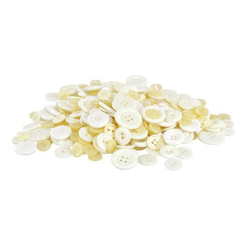 AussieSuperStore Haberdashery Supplies Jar Of Buttons 4 oz (in 5 colors) Jar Of Buttons 4 oz (in 5 colors) | Craft Buttons | Sewing Buttons | Bulk Cheap Button