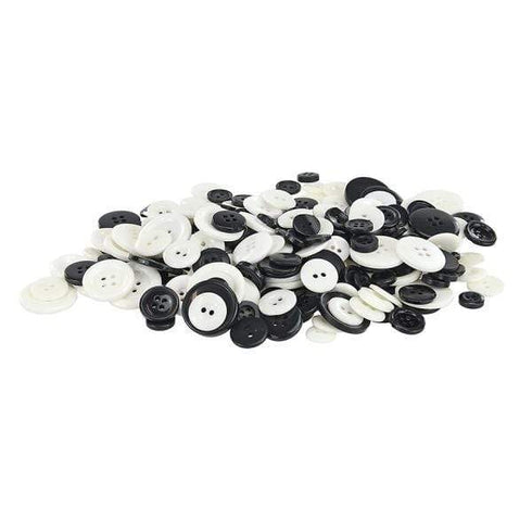 AussieSuperStore Haberdashery Supplies Jar Of Buttons 4 oz (in 5 colors) Jar Of Buttons 4 oz (in 5 colors) | Craft Buttons | Sewing Buttons | Bulk Cheap Button