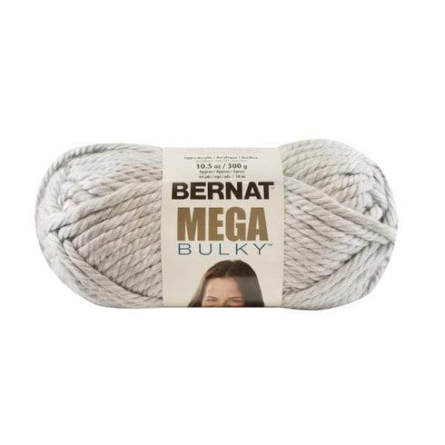 AussieSuperStore Haberdashery Supplies Light Grey Heather Bernat Mega Bulky Yarn (in 12 colors) Bernat Mega Bulky Yarn (in 12 colors) | Knitting Wool | Yarn | Crotchet Yarn Part Number 020988-88046 020988