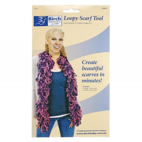AussieSuperStore Haberdashery Supplies Loopy Scarf Knitting Tool Loopy Scarf Knitting Tool | Crotchet Yarn & Wool tool Supplies Part Number 016314 016314