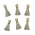 AussieSuperStore Haberdashery Supplies Metallic Silver 20mm Mini Tassels (in 4 colours) 20mm Mini Tassels (in 4 colours) | Trims for Sewing | Sewing Supplies 9331468004578 VJY105