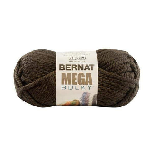AussieSuperStore Haberdashery Supplies Mocha Brown Bernat Mega Bulky Yarn (in 12 colors) Bernat Mega Bulky Yarn (in 12 colors) | Knitting Wool | Yarn | Crotchet Yarn Part Number 020988-88029 020988