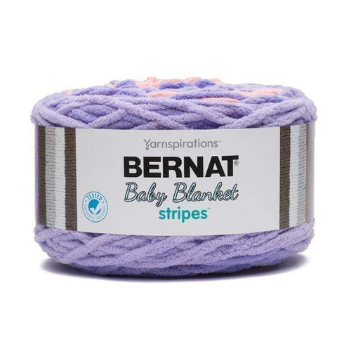 AussieSuperStore Haberdashery Supplies Mulberry Bush Bernat Baby Blanket Stripes Yarn 2 PK (in 4 colors) Bernat Baby Blanket Stripes Yarn (in 4 colors) | Knitting Wool | Yarn | Crotchet Yarn Part Number 020998-60004 020998