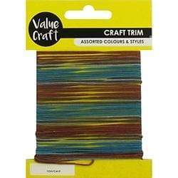 AussieSuperStore Haberdashery Supplies Multi Coloured Blues Waxed Cord Trims (in 2 colors) Waxed Cord Trims (in 2 colors) |  Trims for Sewing |  Sewing Supplies 9331468055815 VJY712