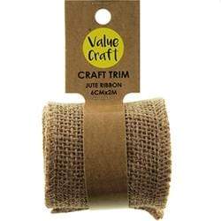 AussieSuperStore Haberdashery Supplies Natural Jute Ribbon Trims (in 4 colours) Jute Ribbon Trims (in 4 colours) | Trims for Sewing 9331468051824 VJY480