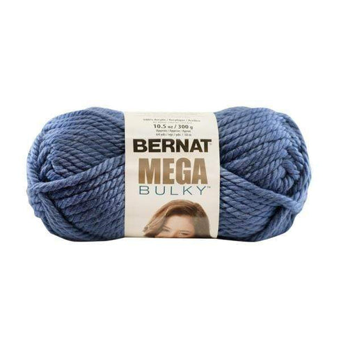 AussieSuperStore Haberdashery Supplies Olympia Blue Bernat Mega Bulky Yarn (in 12 colors) Bernat Mega Bulky Yarn (in 12 colors) | Knitting Wool | Yarn | Crotchet Yarn Part Number 020988-88128 020988