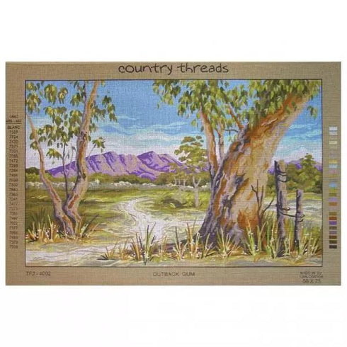 AussieSuperStore Haberdashery Supplies Outback Gum Tapestry Outback Gum Tapestry | Tapestries,Tapestry Wall Hangings,Interior Art Work TFJ-4002 TFJ-4002