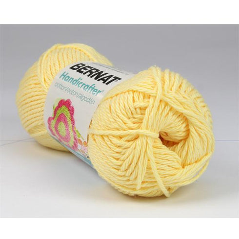 AussieSuperStore Haberdashery Supplies Pale Yellow Bernat Handicrafter Cotton Yarn (in 17 colors) Bernat Handicrafter Cotton (in 17 colors) | Knitting Wool | Yarn | Crotchet Yarn Part Number 020974-01030 020974