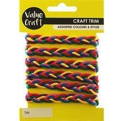 AussieSuperStore Haberdashery Supplies Plaited Cord Trims Plaited Cord Trims | Trims for Sewing 9331468052241 VJY128