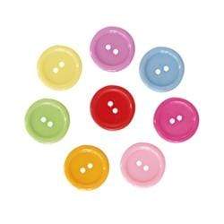 AussieSuperStore Haberdashery Supplies Plastic Buttons Round 25mm Plastic Button Beads (in 2 styles) Plastic Button Beads | Jewellery Making Beads | Sewing Buttons 9323823158897 PJV106