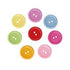 AussieSuperStore Haberdashery Supplies Plastic Buttons Round 25mm Plastic Button Beads (in 2 styles) Plastic Button Beads | Jewellery Making Beads | Sewing Buttons 9323823158897 PJV106