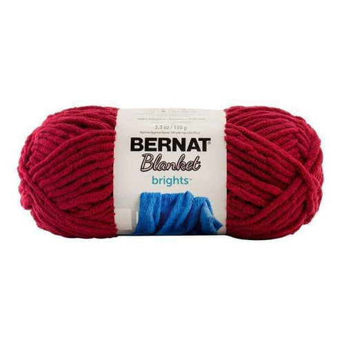 AussieSuperStore Haberdashery Supplies Race Car Red Bernat Yarn Blanket Brights (in 16 colors) Bernat Yarn Blanket Brights (in 16 colors) | Knitting Wool | Yarn | Crotchet Yarn Part Number 020991-12001 020991