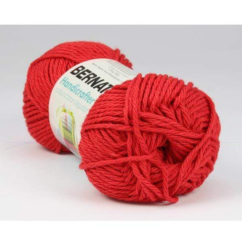 AussieSuperStore Haberdashery Supplies Red Bernat Handicrafter Cotton Yarn (in 17 colors) Bernat Handicrafter Cotton (in 17 colors) | Knitting Wool | Yarn | Crotchet Yarn Part Number 020974-01743 020974