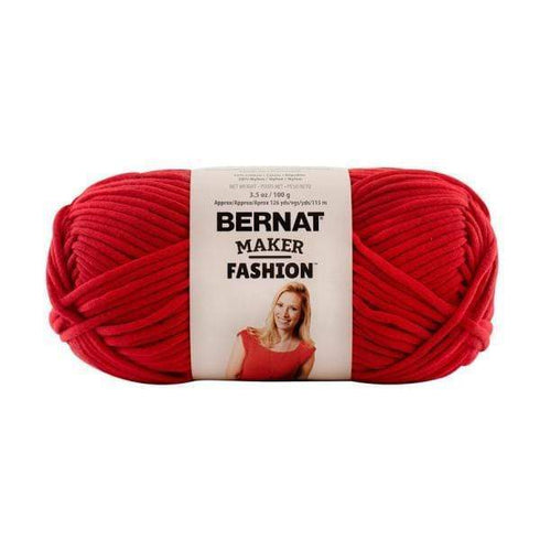 AussieSuperStore Haberdashery Supplies Red Bernat Maker Fashion Yarn (in 8 colors) Bernat Maker Fashion Yarn (in 8 colors) | Knitting Wool | Yarn | Crotchet Yarn Part Number 020990-06004 020990