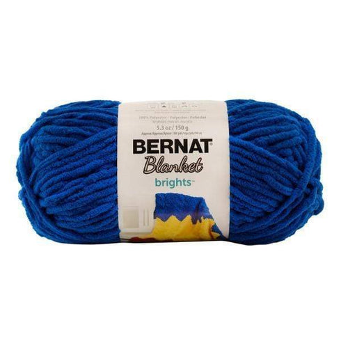 AussieSuperStore Haberdashery Supplies Royal Blue Bernat Yarn Blanket Brights (in 16 colors) Bernat Yarn Blanket Brights (in 16 colors) | Knitting Wool | Yarn | Crotchet Yarn Part Number 020991-12006 020991