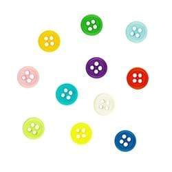 AussieSuperStore Haberdashery Supplies Small Buttons 8mm Small Buttons 8mm | Craft Buttons | Sewing Buttons | Bulk Cheap Button 9331468058052 VJY288