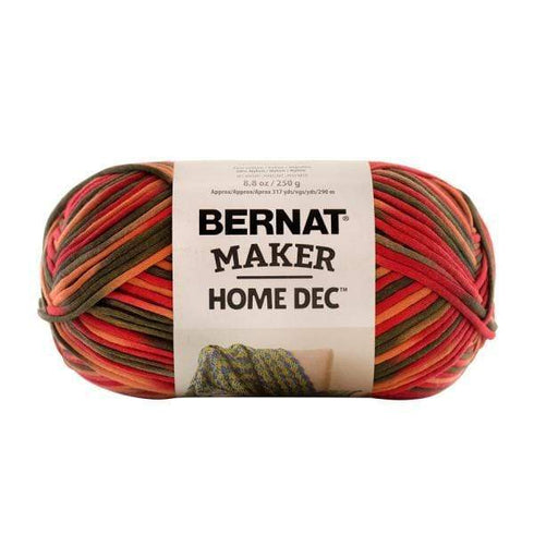 AussieSuperStore Haberdashery Supplies Spice Varigated Bernat Maker Home Dec Yarn (in 12 colors) Bernat Maker Home Dec Yarn (in 12 colors) | Knitting Wool | Yarn | Crotchet Yarn Part Number 020989-11021 020989