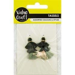 AussieSuperStore Haberdashery Supplies Triple Layer Tassels (in 4 colors) Triple Layer Tassels (in 4 colors) | Trims for Sewing | Sewing Supplies