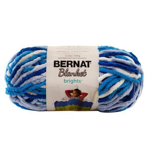 AussieSuperStore Haberdashery Supplies Waterslide Varigated Bernat Yarn Blanket Brights (in 16 colors) Bernat Yarn Blanket Brights (in 16 colors) | Knitting Wool | Yarn | Crotchet Yarn Part Number 020991-12010 020991