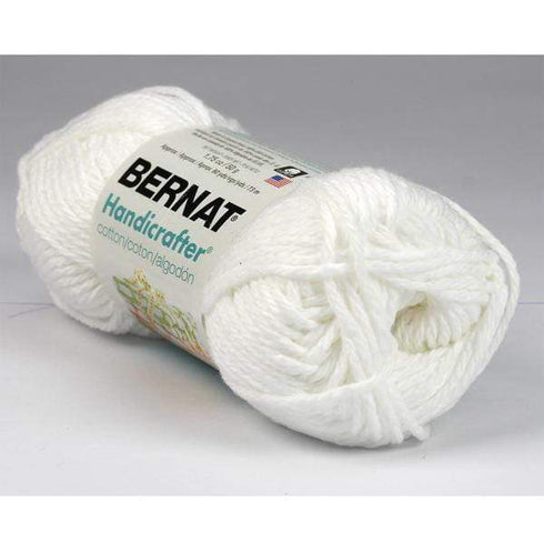AussieSuperStore Haberdashery Supplies White Bernat Handicrafter Cotton Yarn (in 17 colors) Bernat Handicrafter Cotton (in 17 colors) | Knitting Wool | Yarn | Crotchet Yarn Part Number 020974-01001 020974