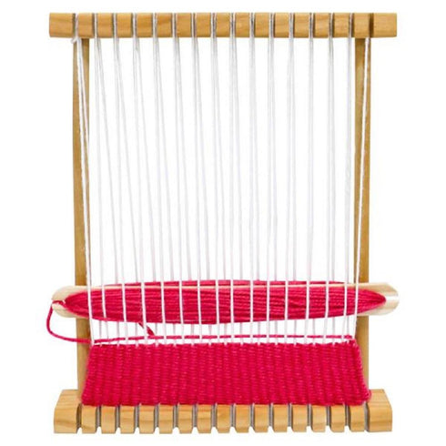 AussieSuperStore Haberdashery Supplies Wooden Weaving Loom 24.5 x 20cm Wooden Weaving Loom 24.5 x 20cm | Adjustable Crotchet Yarn & Wool tool Supplies Part Number 020305 020305