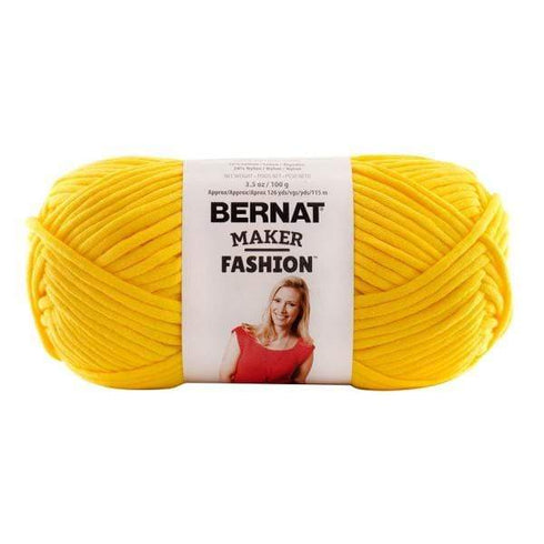 AussieSuperStore Haberdashery Supplies Yellow Bernat Maker Fashion Yarn (in 8 colors) Bernat Maker Fashion Yarn (in 8 colors) | Knitting Wool | Yarn | Crotchet Yarn Part Number 020990-06005 020990